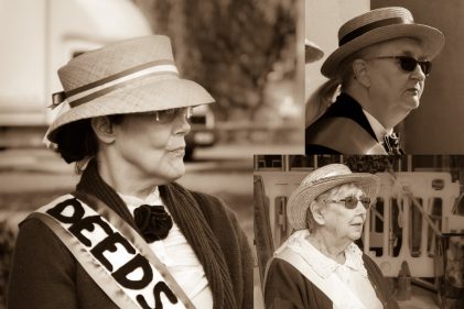 public meeting at Bingley Hall 1909
