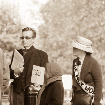 Suffragettes Singing at Bingley Hall